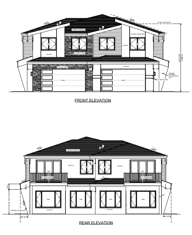 Raymer, duplex design in Lower Mission, Kelowna, B.C. by Ziola Design